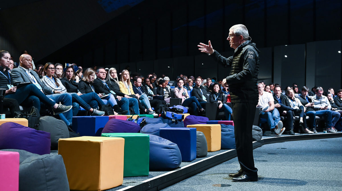 CIO World Athlete’s Forum –  400 personnes